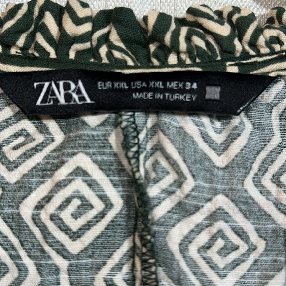 Zara geometric print dress Size XXL - Picture 3 of 13